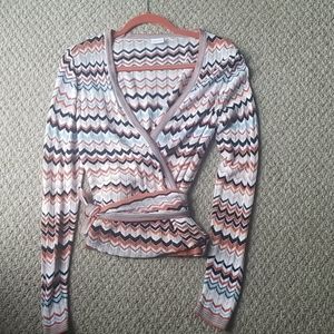 Women's wrap sweater. Size L